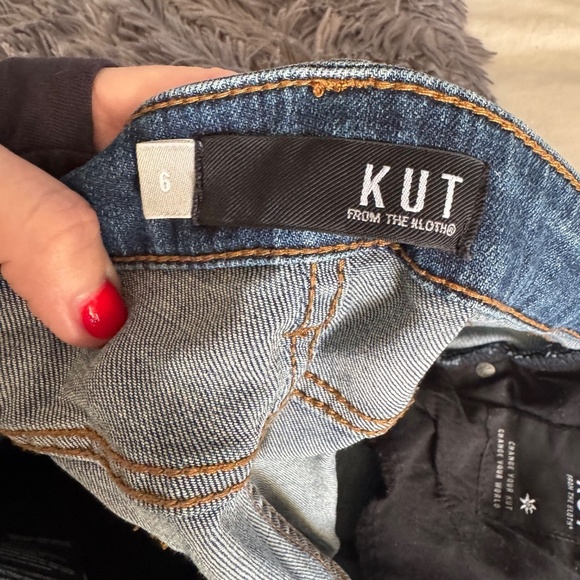 KUT FROM THE KLOTH Catherine Boyfriend High Rise Jean Size 6 - Picture 7 of 11